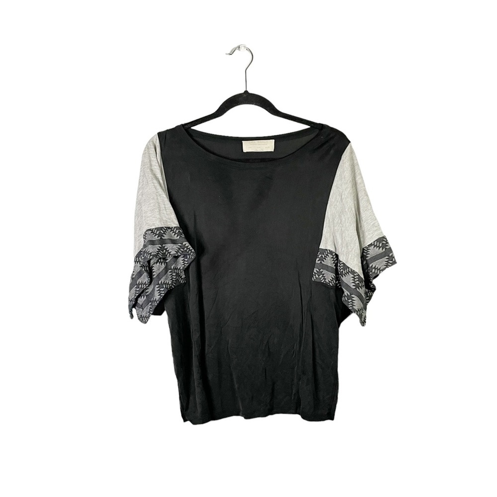 Zara Trafaluc Contemporary Loose Fit Boho Flowy Blouse Size Medium